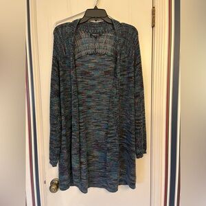 Multicolored Ladies Cardigan Size XL